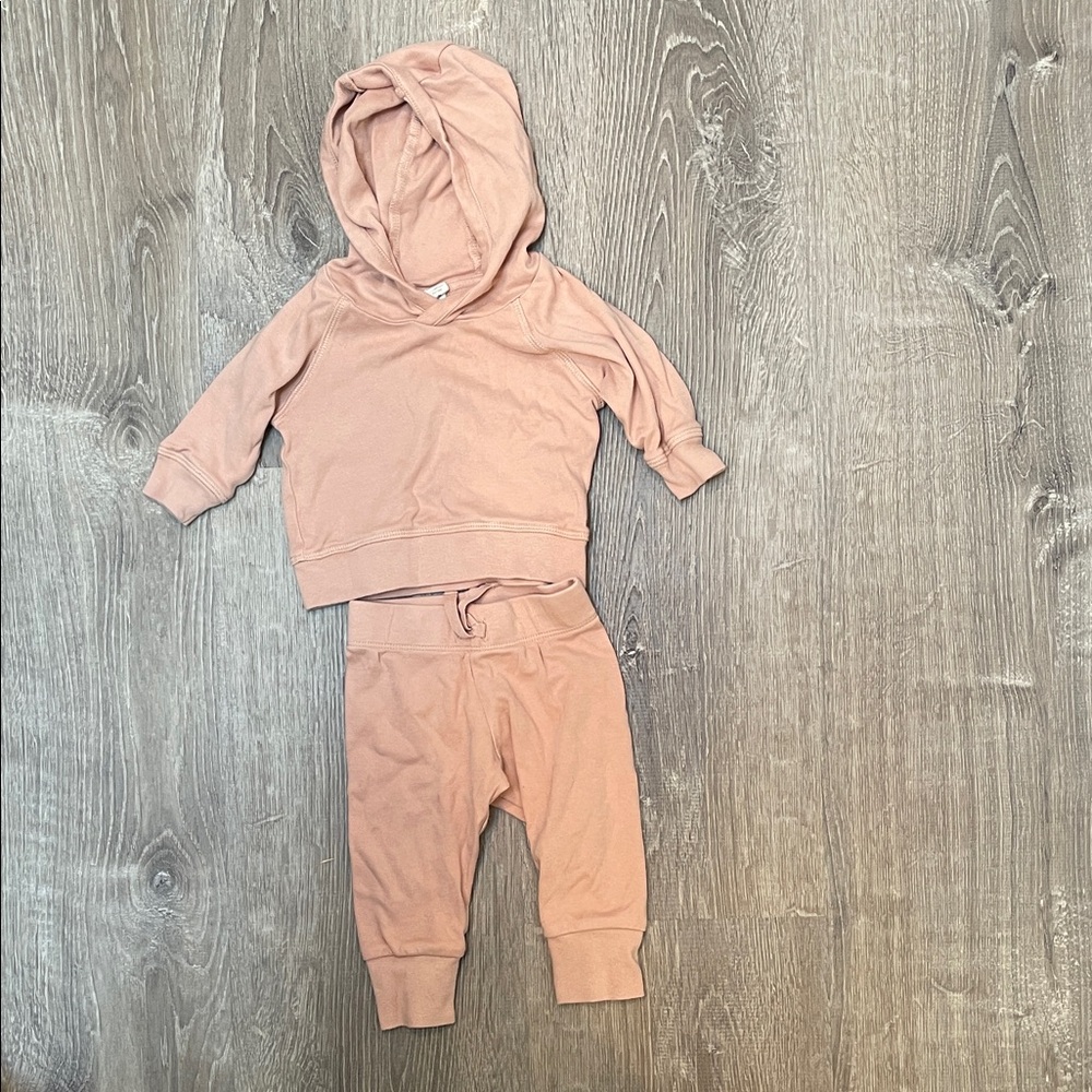Colored Organics 100% Organic Cotton Dusty Pink (“Ballet”) Set - 3-6 Months